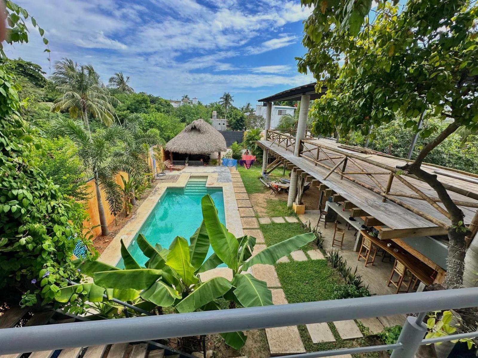 Ostello Surfnest Tamarindos Brisas de Zicatela Esterno foto
